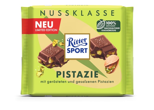 Neu von Ritter Sport: Limited Edition Pistazie