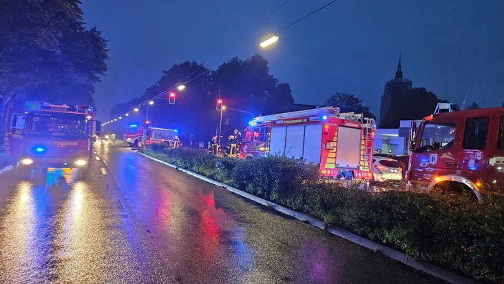 FW Datteln: Wohnungsbrand am Südring fordert Feuerwehr Datteln