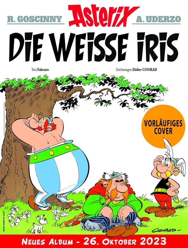 Das 40. Asterix-Abenteuer hat einen Namen: DIE WEISSE IRIS!