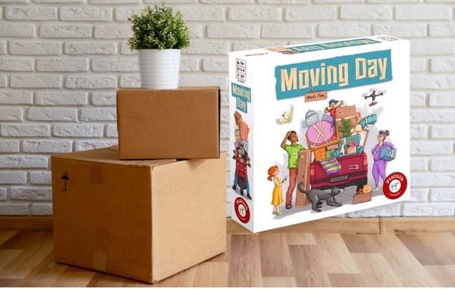 Moving Day: Umzugszeit! Packendes Familienspiel von Piatnik