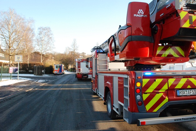FW-AR: Feuerwehr muss bei Brand ihre Schäuche nicht ausrollen