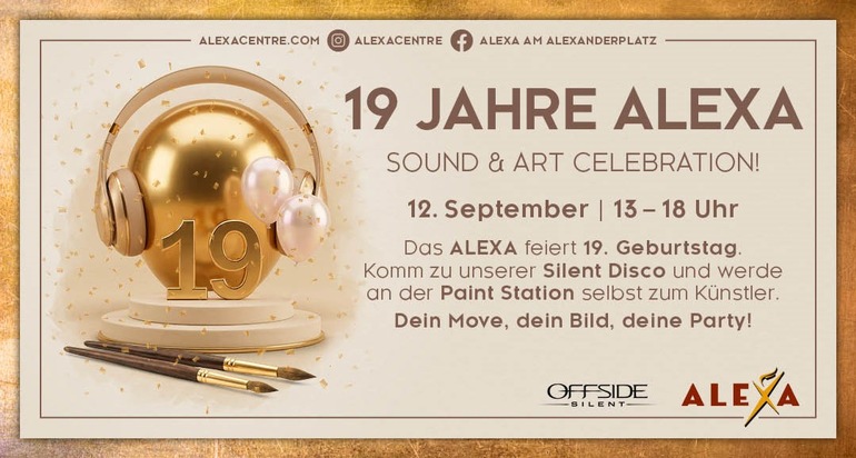 Das ALEXA lädt zur Geburtstagparty auf dem Dancefloor ein