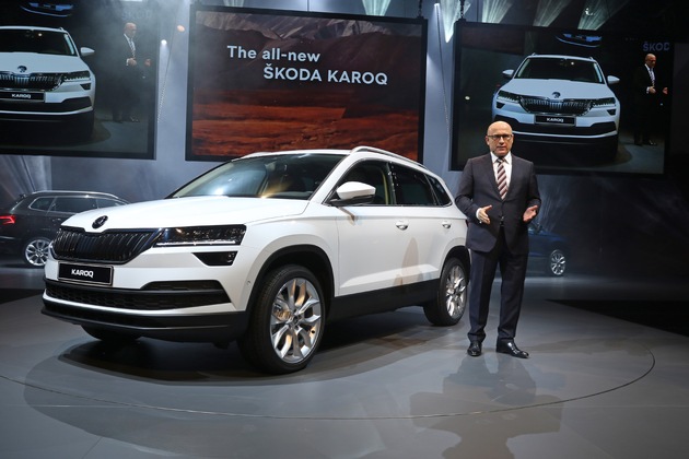 Eine Million User verfolgen SKODA KAROQ Weltpremiere