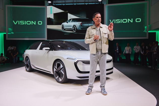 Weltpremiere der Škoda Vision O: Pressematerialien und Highlights