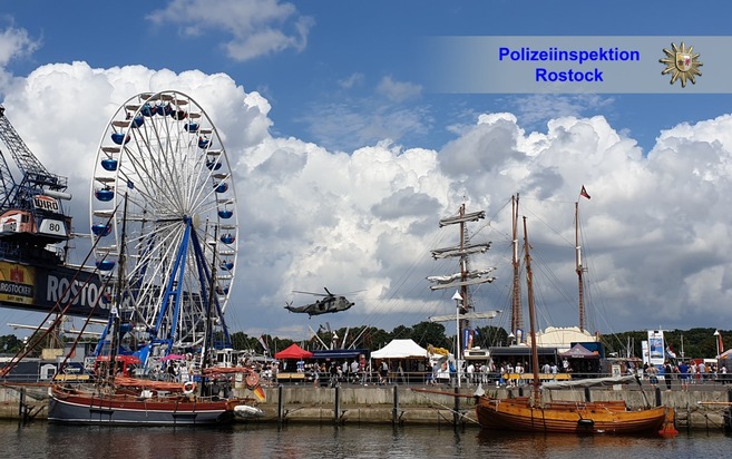 POL-HRO: Positives Fazit der Polizeiinspektion Rostock zum Einsatz auf der Hanse Sail 2021