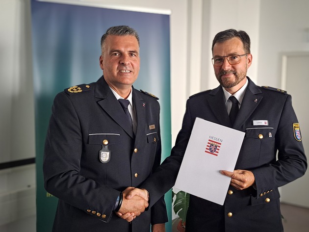 POL-DA: Erbach: Alexander Lorenz übernimmt offiziell die Leitung der Polizeidirektion Odenwald