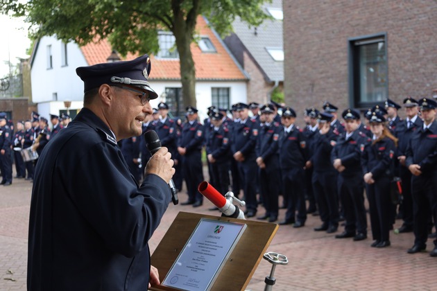 FW-KLE: Löschgruppe Schenkenschanz feiert mit dem Stadtfeuerwehrfest ihr 90-jähriges Jubiläum
