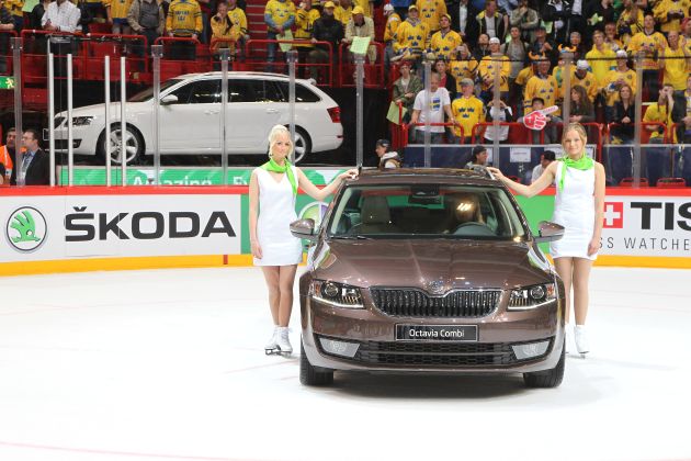 SKODA Modell-Powerplay bei 78. IIHF Eishockey-WM in Weißrussland (FOTO)
