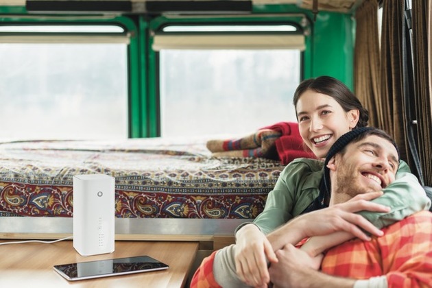 Camp Roadshow 2019: Vodafone präsentiert mobilen LTE-Router und TV fürs Wohnmobil