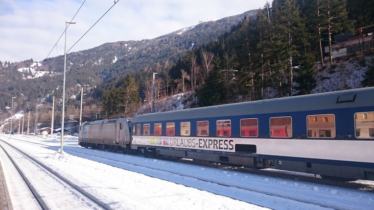 Train4you Vertriebs GmbH: Mit dem Urlaubs-Express Nachtzug in die schönsten Skigebiete Bayerns und Österreichs