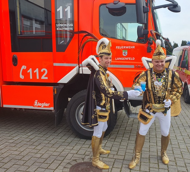 FW-Langenfeld: Hoher Besuch bei der Feuerwehr Langenfeld