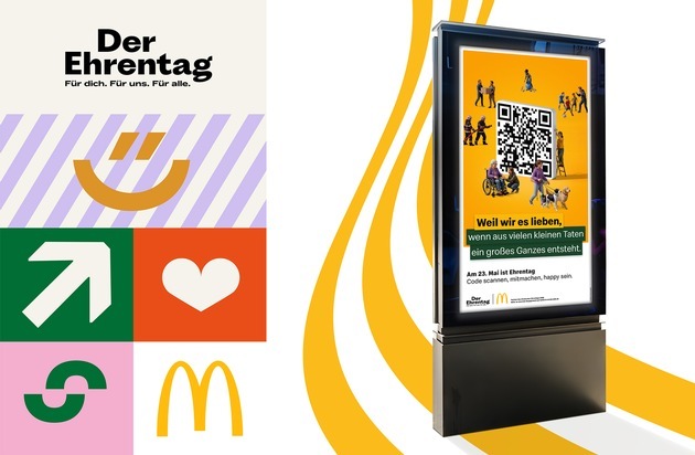 McDonald's Deutschland: Ehrentag bei McDonald's: Gratis-Kaffee, Ehrenweg und vielf&auml;ltige Aktionen rund um soziales Engagement