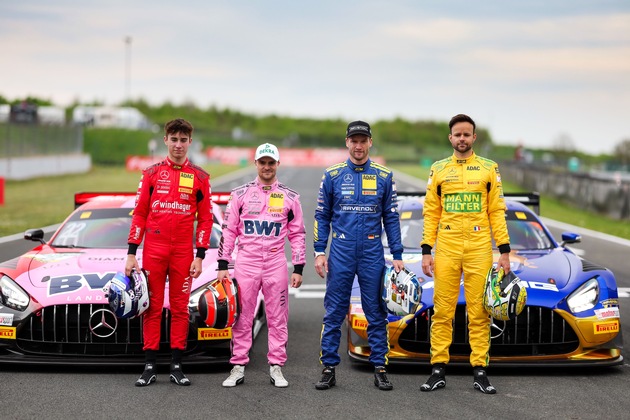 Mercedes-AMG mit starkem Fahrerquartett in der DTM