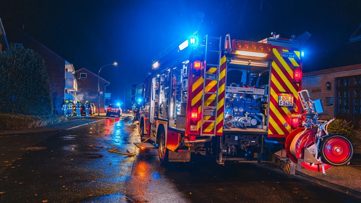 FW Gronau: Eine Person von der Feuerwehr gerettet