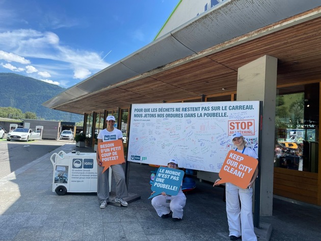 Communiqué: «Aire de repos de Martigny: action contre le stress et le littering»