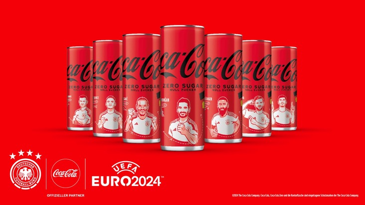 Presseinformation: Torchancen für den Handel: Coca-Cola macht die UEFA EURO 2024TM zum Umsatzhighlight – mit Coca-Cola Zero Sugar und POWERADE