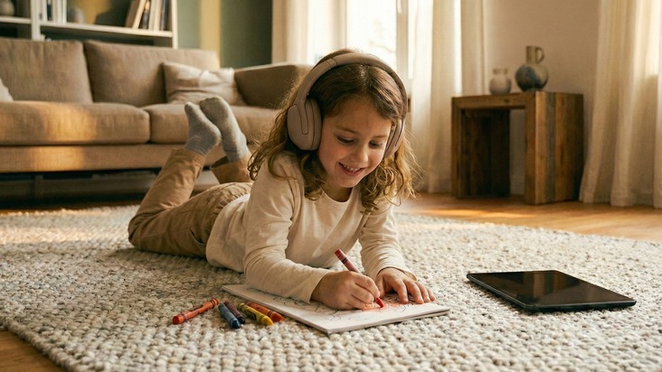 Schluss mit teuren Hörspielboxen: Neue App &quot;tiini&quot; verwandelt Smartphones in eine kindersichere Audiobox für Spotify und Apple Music / App-Neuheit aus Hamburg