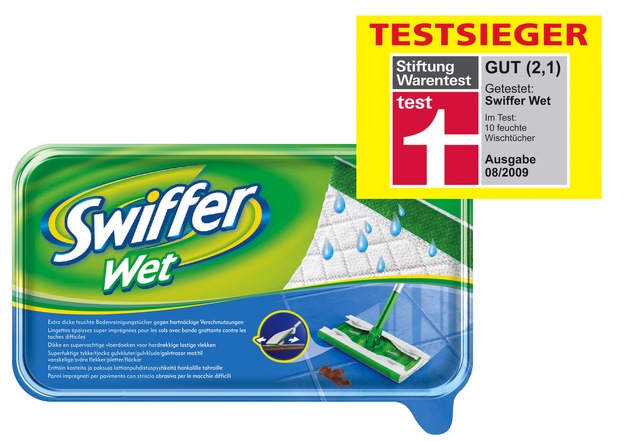 &quot;Swiffer Wet&quot; ist Testsieger bei Stiftung Warentest / Ring frei auch für den Nachfolger des Testsiegers! (Mit Bild)