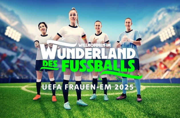 Ab 2. Juli live sehen, hören und genießen - die UEFA Frauen-EM 2025 in der ARD