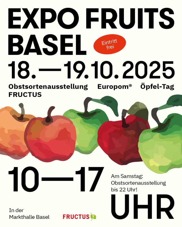 Expo Fruits Basel: «Obstvielfalt geniessen!»
