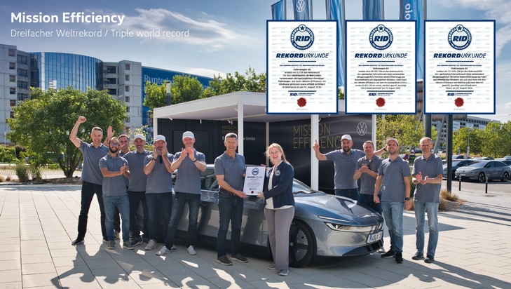Von Wolfsburg nach Wien mit nur einem Ladestopp – Volkswagen erzielt Effizienz-Weltrekord mit Elektro-Auto