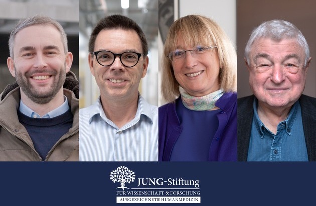 Jung-Stiftung für Wissenschaft und Forschung: Medizinpreis-Verleihung: Jung-Stiftung zeichnet wegweisende Forschungsansätze für neue Krebstherapien, neurodegenerative Erkrankungen und Infektionen aus