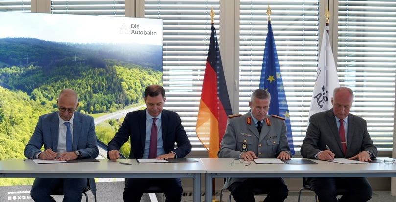 Drehscheibe Deutschland: Bundeswehr schließt neue Vereinbarung für Militärschwertransporte mit der Autobahn GmbH