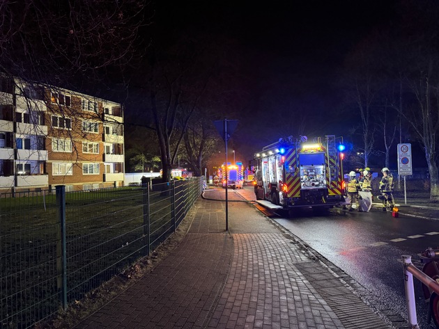 FW-SE: Kellerbrand in Kaltenkirchen erfordert Menschenrettung