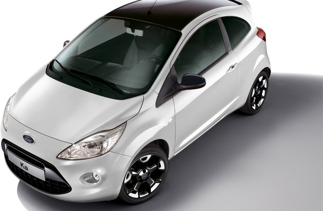 Ford-Werke GmbH: Ford Ka mit neuem Individual-Paket "Black & White Edition" (FOTO)