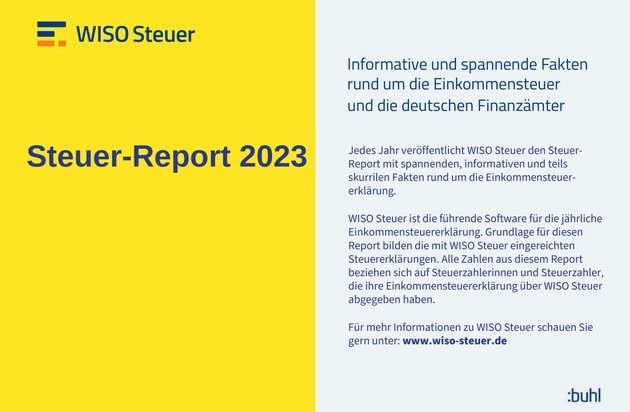 WISO Steuer: WISO Steuer-Report 2023: / Über 80 Prozent der Steuerzahler erhalten Erstattung der Einkommensteuer