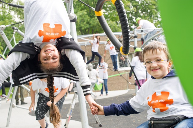 Spendenaktion &quot;Stück zum Glück&quot; ermöglicht gemeinsames Spielen für Kinder mit und ohne Behinderung