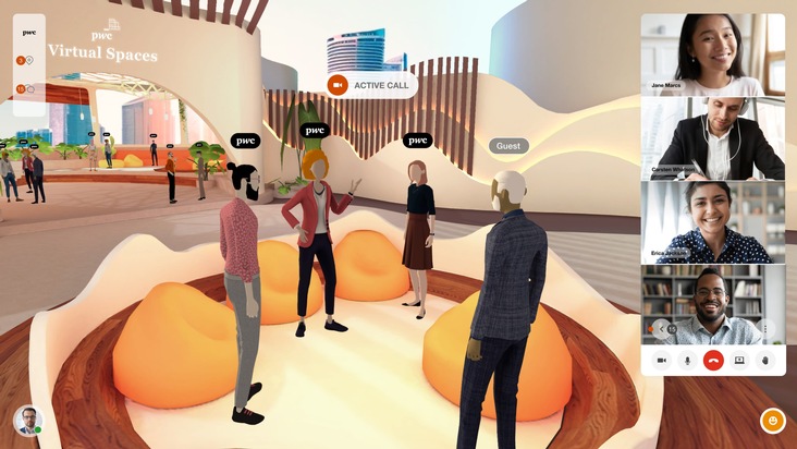 Virtual Spaces: PwC launcht eigene Business-Metaverse-Plattform