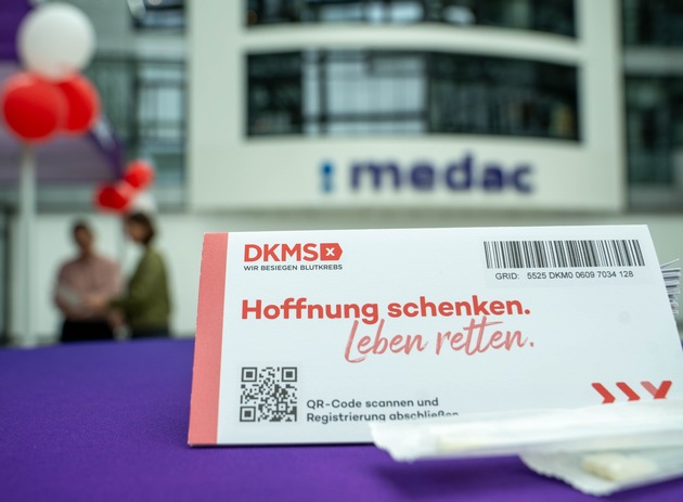 medac Pressemitteilung: Mitarbeitende engagieren sich zum World Marrow Donor Day