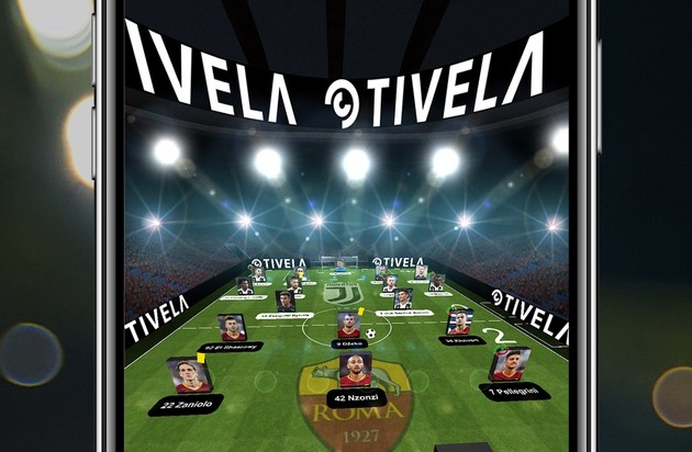 Tivela.com: TIVELA launcht 3D Fußball Arena / Innovation: Die erste digitale 3D Vermarktungsarena / Ab sofort für alle Fußballfans in der TIVELA App verfügbar