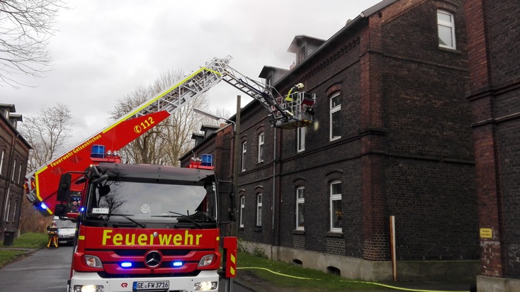 FW-GE: Wohnungsbrand in Bismarck