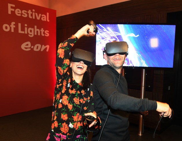 Festival of Lights: E.ON bringt Sibel Kekilli und Jürgen Vogel für exklusives Lichtkunst-Event zusammen