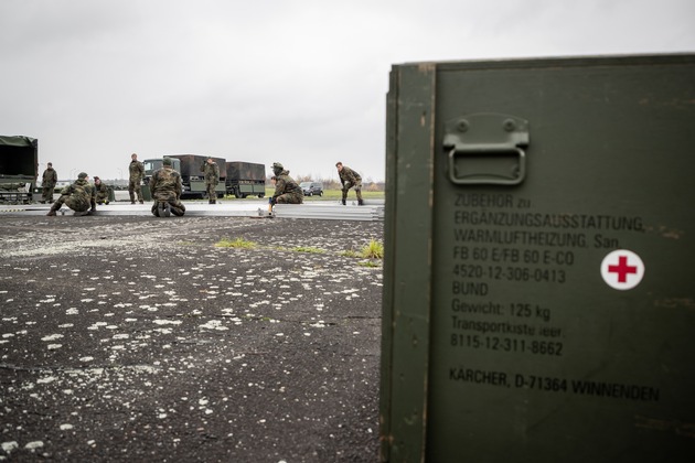 Das Sanitätsregiment 1 in Berlin übt für die NATO-Bereitschaft