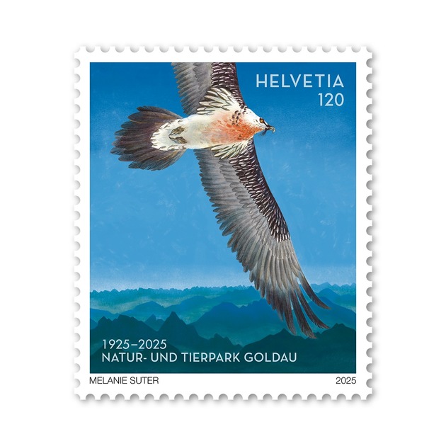Eine Sonderbriefmarke für den Natur- und Tierpark Goldau