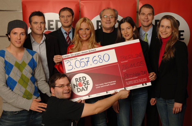 RED NOSE DAY 2005: Über drei Millionen Euro für Kinder in Not