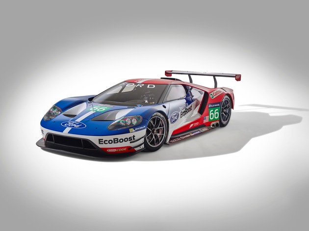 Ford GT-Rennversion feiert 2016 Europa-Debüt in Silverstone und startet zudem in Le Mans