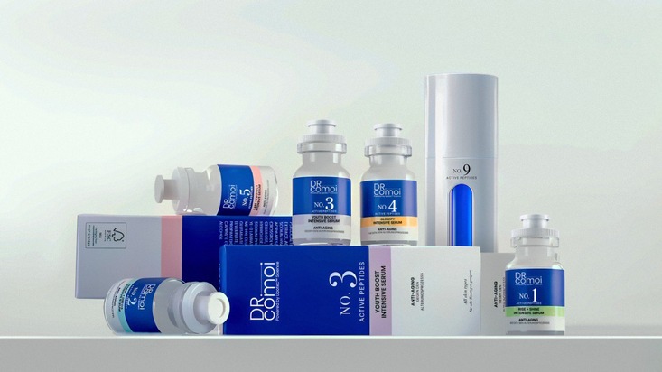 Dr. Comoi (eine Marke von BRANDSSTOCK GmbH): Die hochwirksame Anti-Aging Serum-Kollektion von Dr. Comoi / Personalisierte Hautpflege dank des digitalen Dr. Comoi Hauttests mit neuester KI-Technologie
