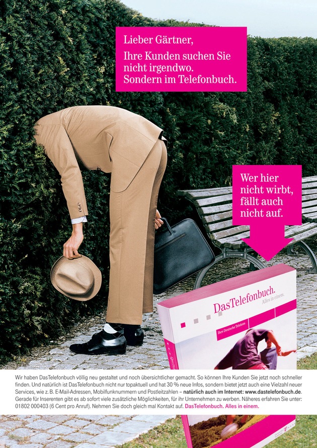 DasTelefonbuch 2003: Neue Staffel der Werbekampagne zum Relaunch