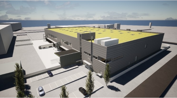 Lidl Suisse fait construire un bâtiment logistique supplémentaire à Weinfelden / Entrepôt de fruits et légumes avec mûrisserie pour bananes