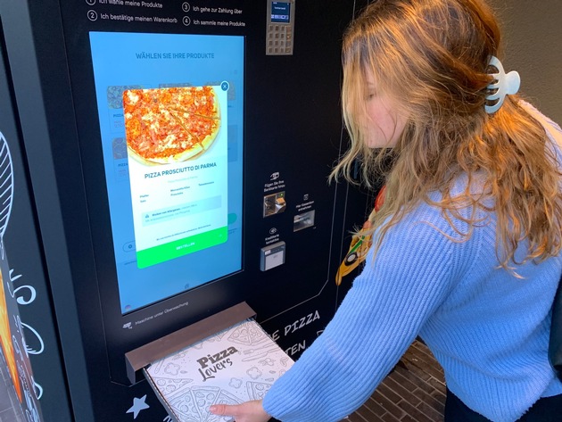 Una pizza, per favore: bei a&amp;o kommt der Klassiker aus dem Automaten