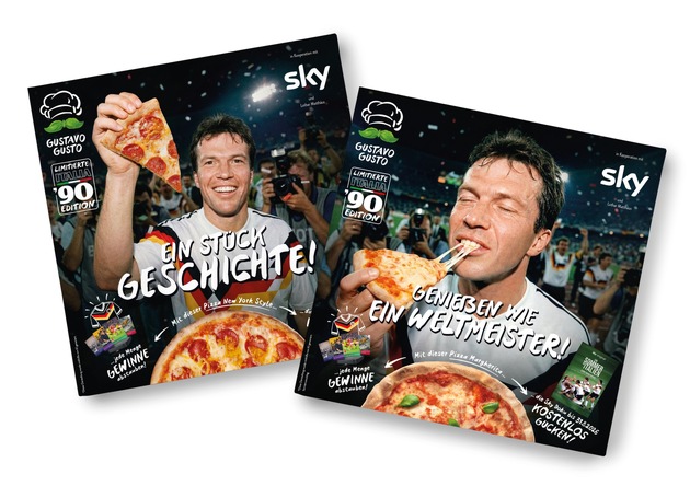 Gratis WM-Doku beim Pizza-Kauf: Sky Deutschland und Gustavo Gusto starten gemeinsame Aktion zur Fu&szlig;ball-WM 2026