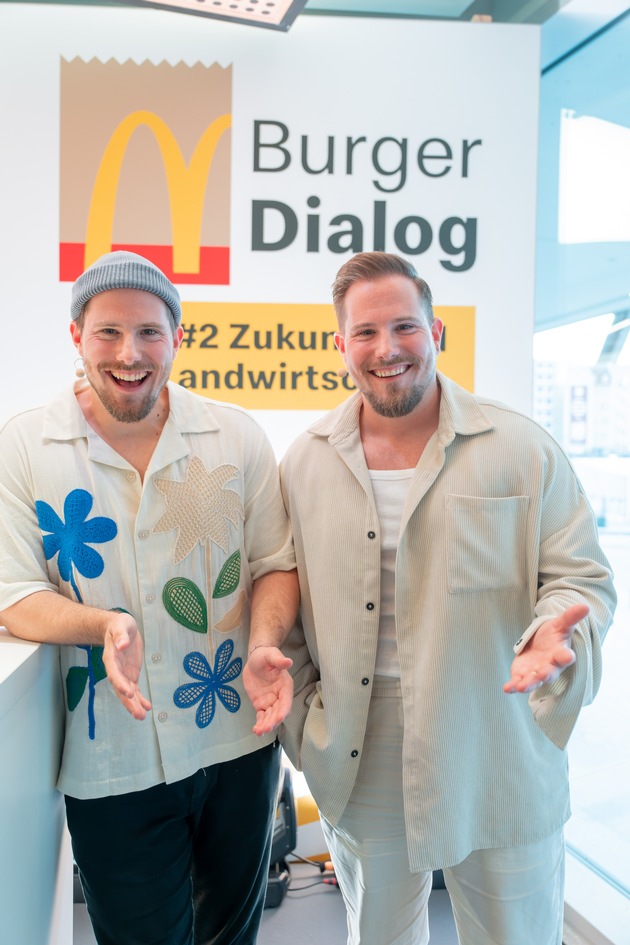 Traktor trifft TikTok: Der zweite &quot;Burger Dialog&quot; von McDonald&apos;s Deutschland setzt neue Impulse für die Zukunft der heimischen Landwirtschaft