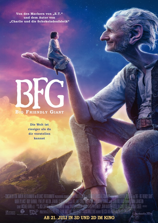 BFG - BIG FRIENDLY GIANT / Neuer Trailer und Plakat online
