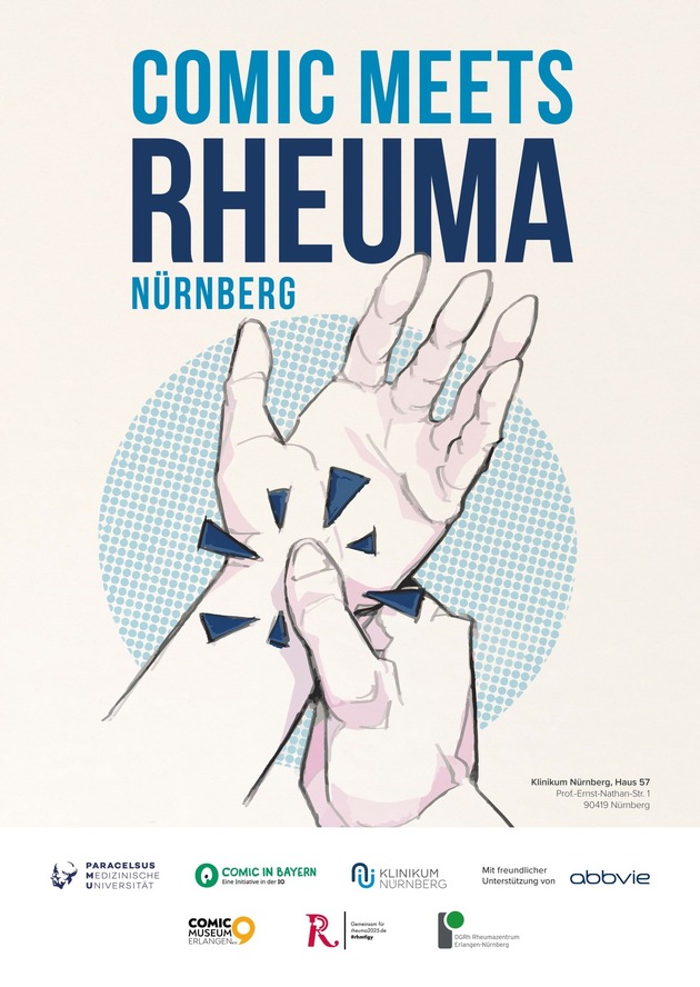 Pressemitteilung: &quot;Comic meets Rheuma&quot; am Klinikum Nürnberg bringt Betroffene und Kunstschaffende zusammen