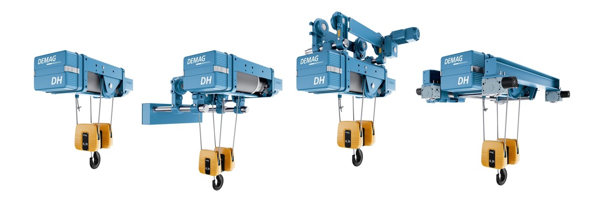 High-end lifting technology: Demag DH hoist unit relaunch