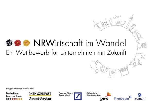 Zurich unterstützt den Wettbewerb &quot;NRW-Wirtschaft im Wandel&quot;